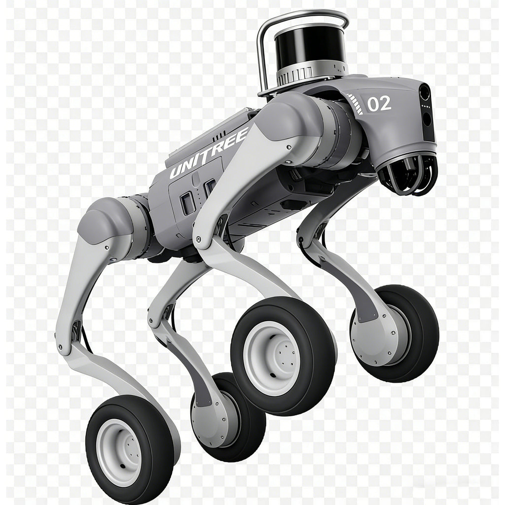 Unitree Go2-W Flagship Security Inspection Robot Dog with Hesai XT16 LiDAR & D1 Servo Manipulator – Smart Patrol & Alarm Light – Thermal Imaging Ready – Mobile Manipulation Research – Docking Station Compatible – Advanced Field Robotics