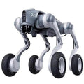 Unitree Go2-W Standard Wheel-Legged Quadruped Robot Dog – All-Terrain 7" Pneumatic Tires – NVIDIA Jetson Orin NX 40 TOPS – 4D LiDAR L1 – 15000mAh Long Endurance – ROS2 SDK Outdoor Patrol Platform