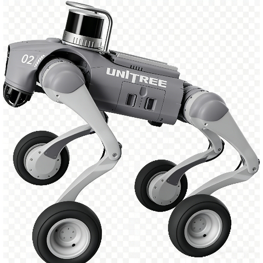 Unitree Go2-W Flagship Security Inspection Robot Dog with Hesai XT16 LiDAR & D1 Servo Manipulator – Smart Patrol & Alarm Light – Thermal Imaging Ready – Mobile Manipulation Research – Docking Station Compatible – Advanced Field Robotics