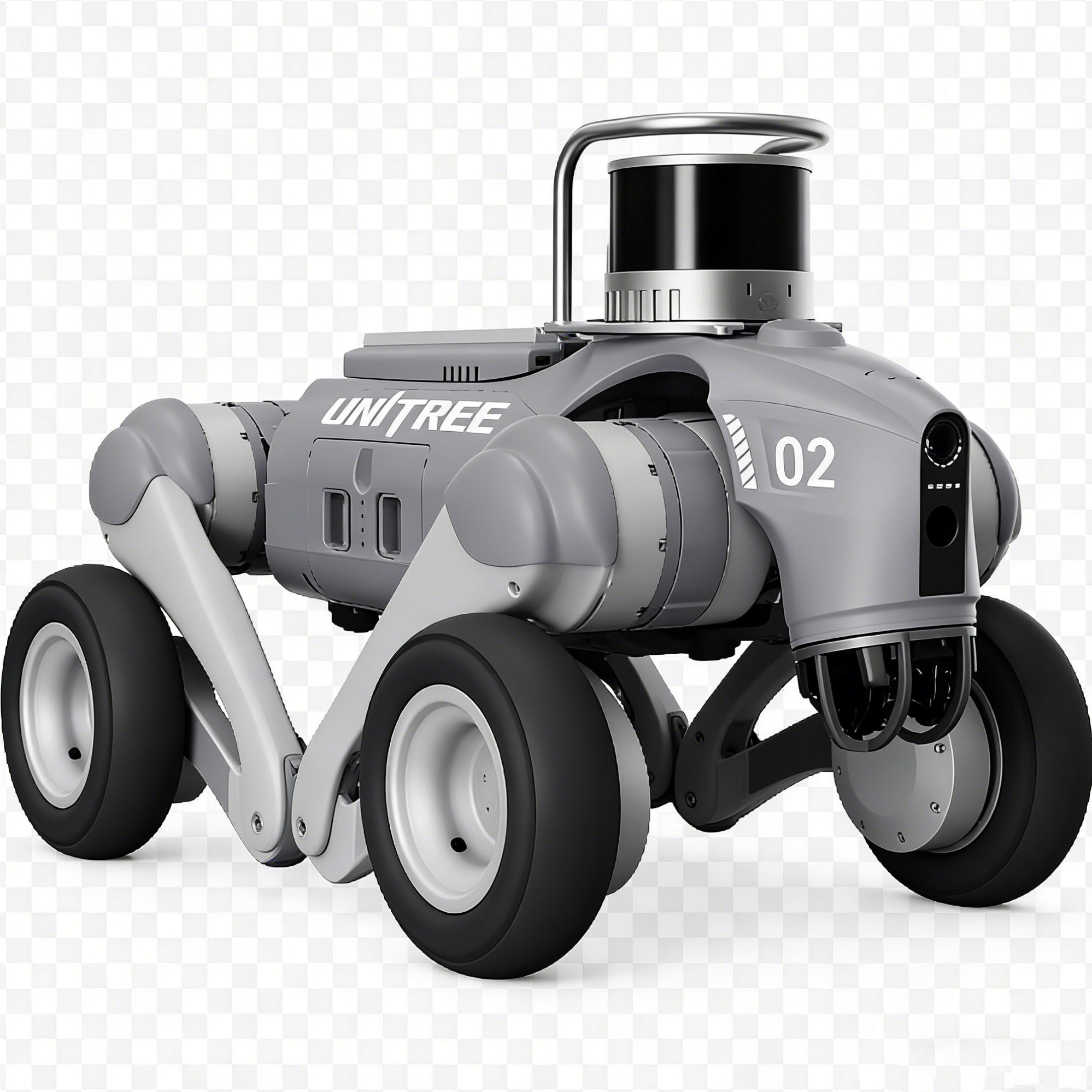 Unitree Go2-W Flagship Security Inspection Robot Dog with Hesai XT16 LiDAR & D1 Servo Manipulator – Smart Patrol & Alarm Light – Thermal Imaging Ready – Mobile Manipulation Research – Docking Station Compatible – Advanced Field Robotics