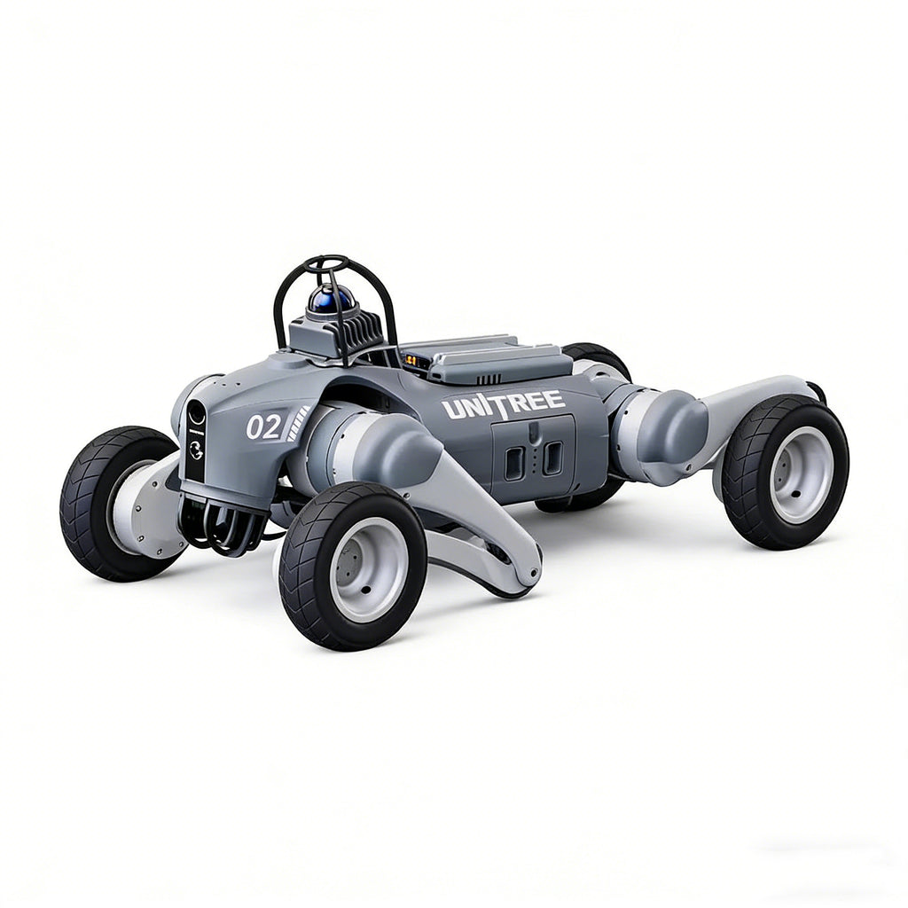 Unitree Go2-W Laser Intelligent Version with Livox Mid-360 3D LiDAR – Autonomous Navigation Wheeled Quadruped – Point Cloud Mapping – Multi-Sensor Fusion – High-Precision Environment Perception – Industrial Site Survey Ready