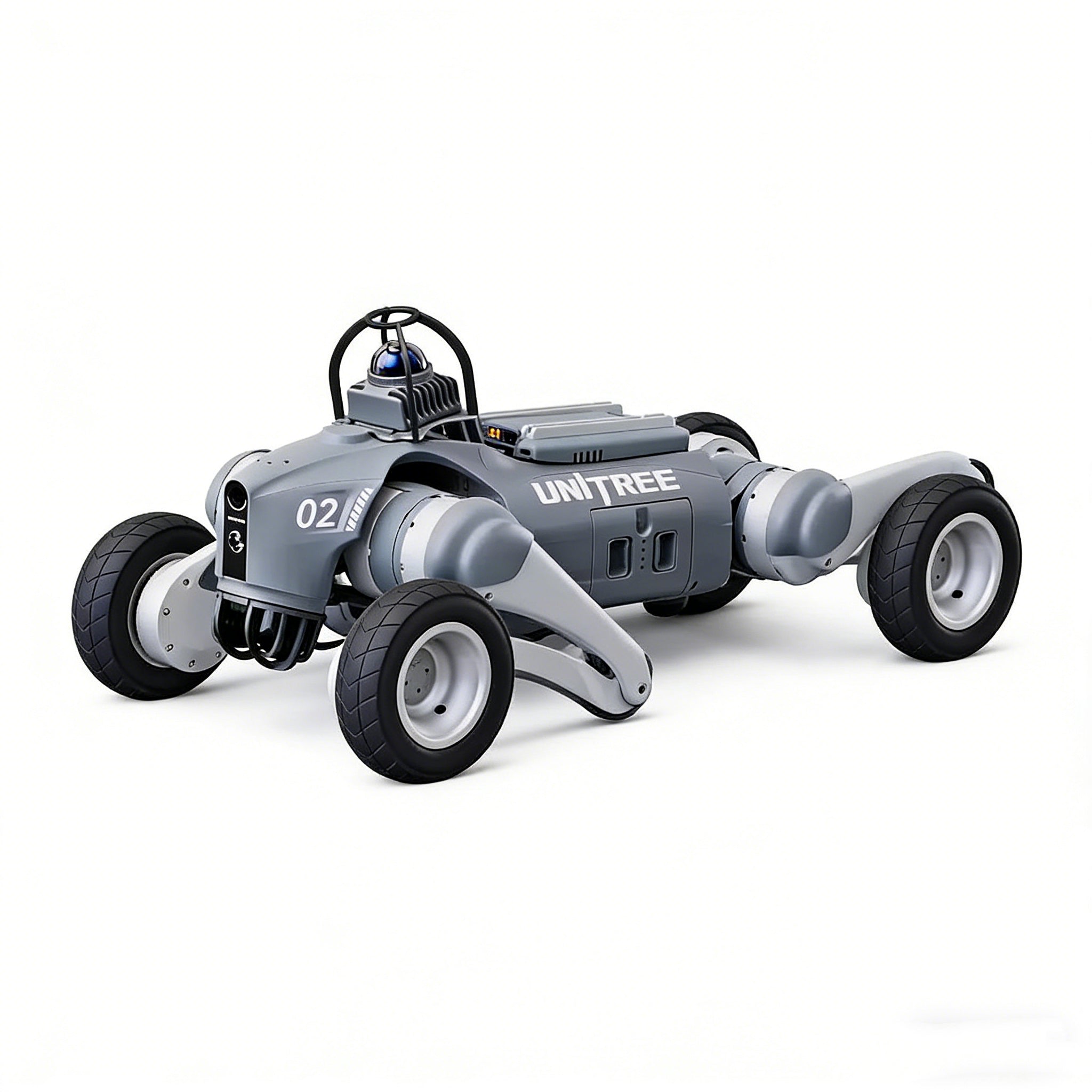 Unitree Go2-W Laser Intelligent Version with Livox Mid-360 3D LiDAR – Autonomous Navigation Wheeled Quadruped – Point Cloud Mapping – Multi-Sensor Fusion – High-Precision Environment Perception – Industrial Site Survey Ready