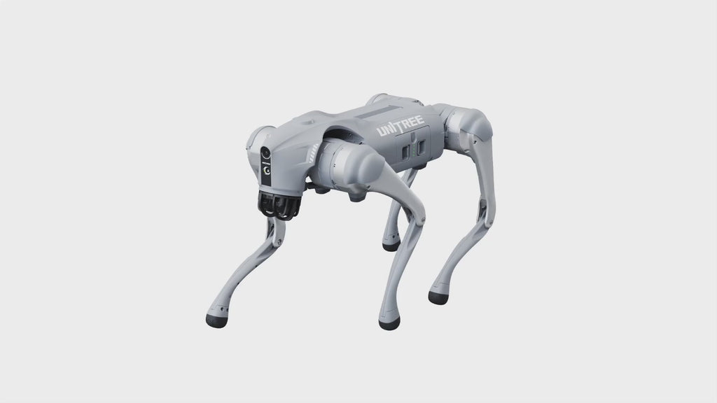 Unitree Go2-W Plus Wheeled Robot Dog with Intel RealSense D435i Depth Camera – NVIDIA Jetson Orin NX 100 TOPS – SLAM Verification – Visual-Inertial Odometry – Secondary Development API – Field Test Research Kit